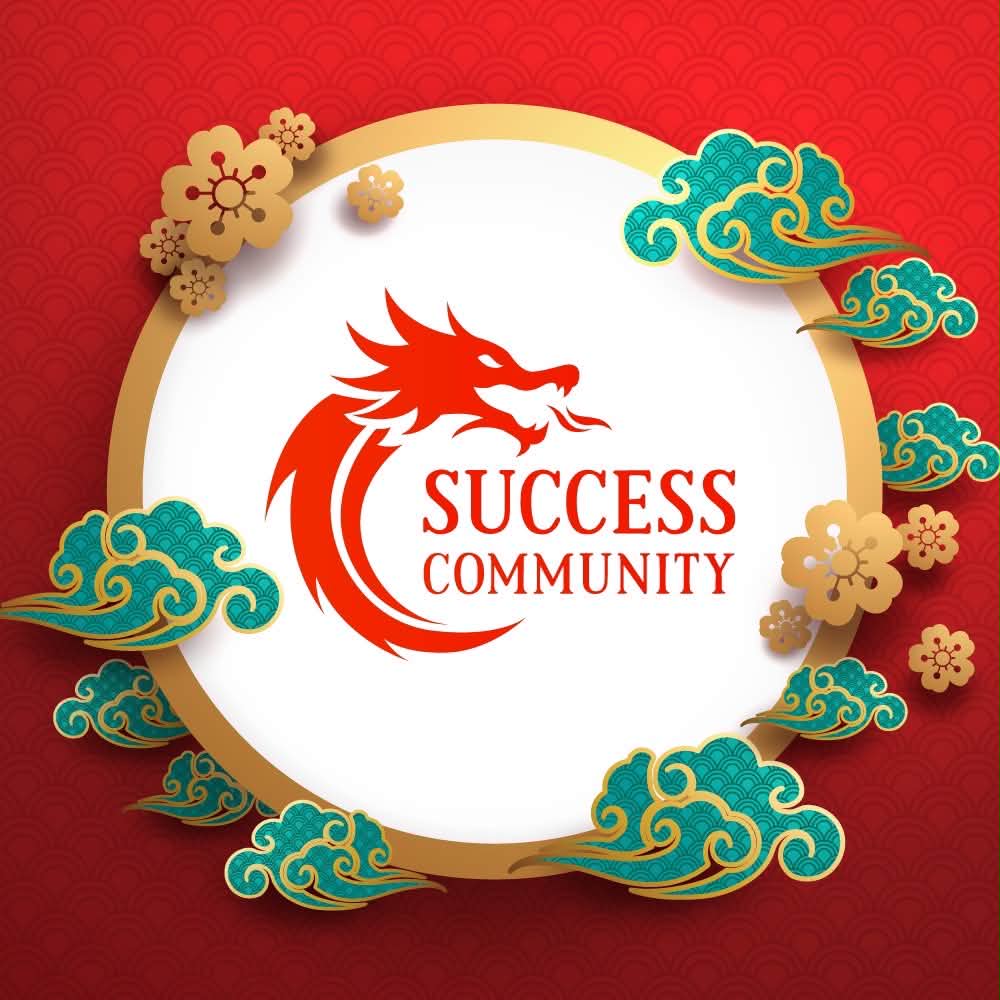 Logo rồng đỏ Success Community